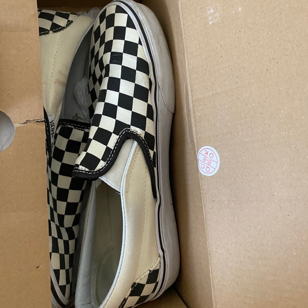 Checkered Vans